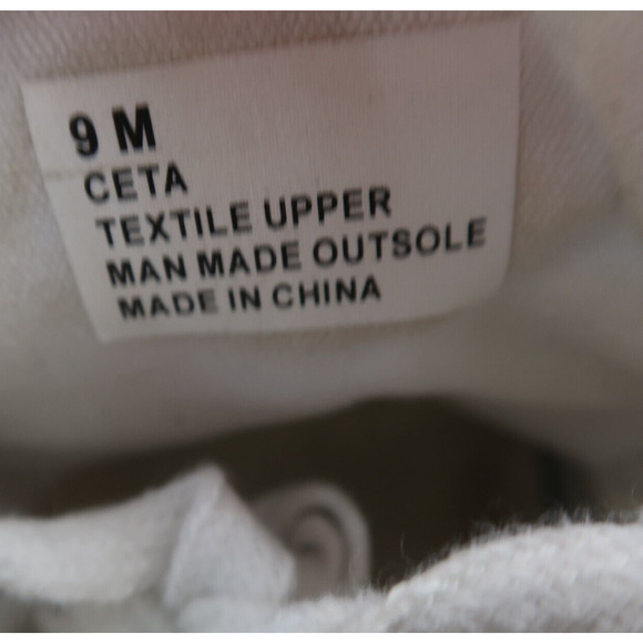 Hurley Shoes Womens 9 Sneakers Casual Canvas Lace Up Ceta Skater Lifestyle White - Picture 12 of 12